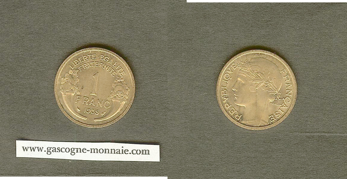 1 franc Morlon 1935 Paris FDC-